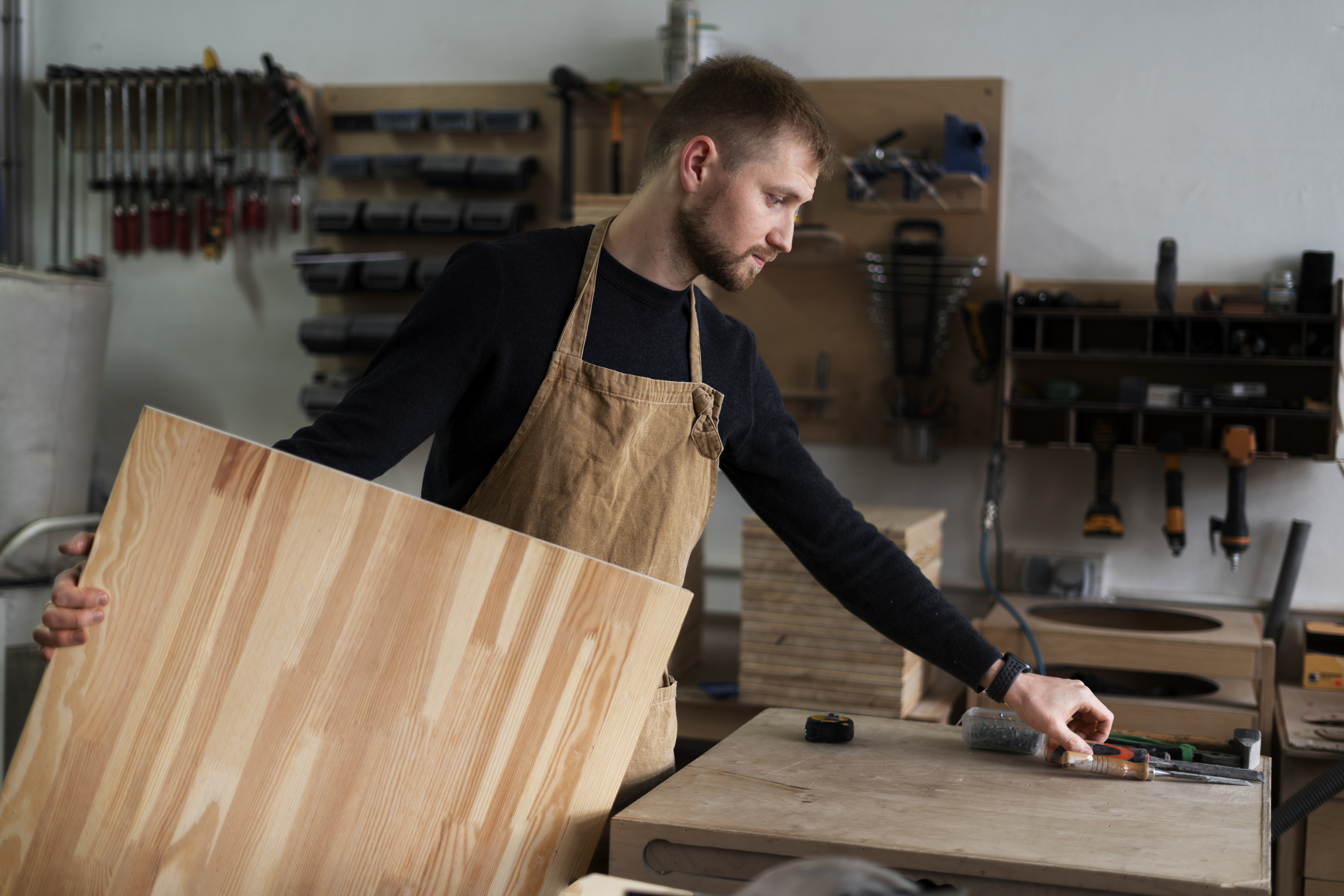 Plywood sheets for interior work at Glasco Traders